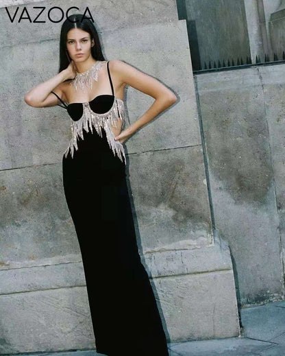 Simple Dreams Tassel Maxi Dress