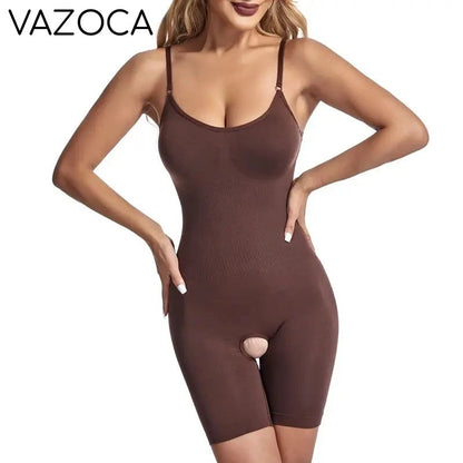 Slimming Body-Shaping Bodysuit Brown