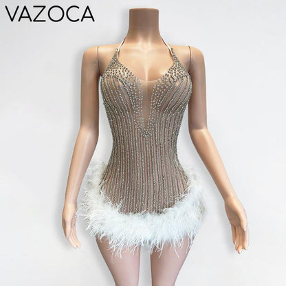 Soft Life Feather Dress