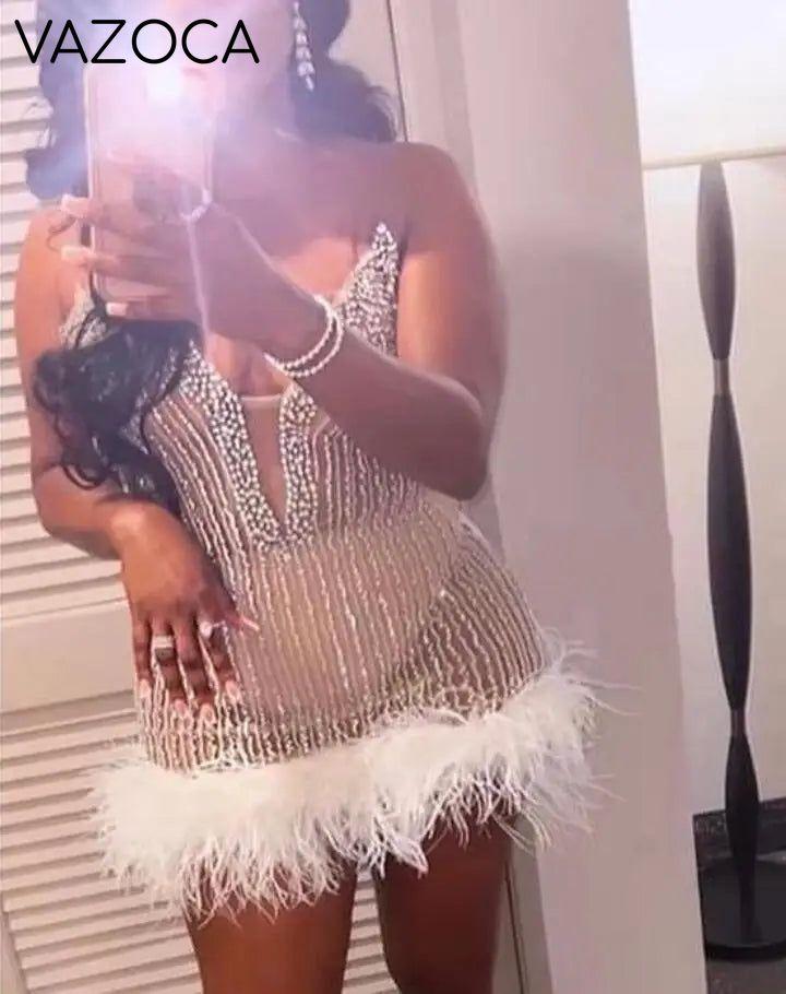 Soft Life Feather Dress