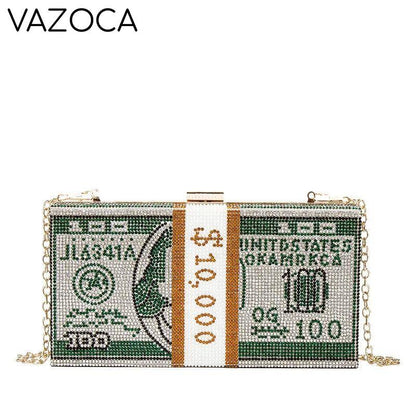 Stack Of Cash Clutch Bag