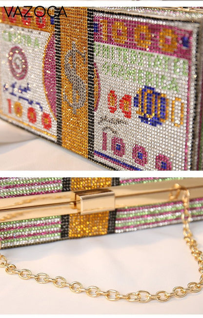 Stack Of Cash Clutch Bag