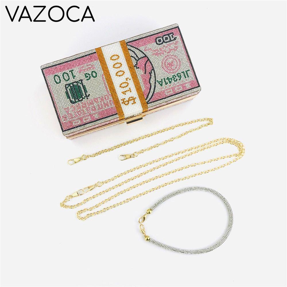 Stack Of Cash Clutch Bag