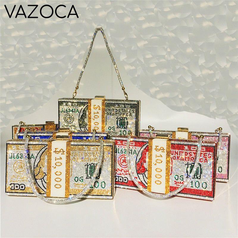 Stack Of Cash Clutch Bag