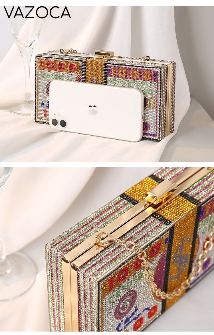 Stack Of Cash Clutch Bag