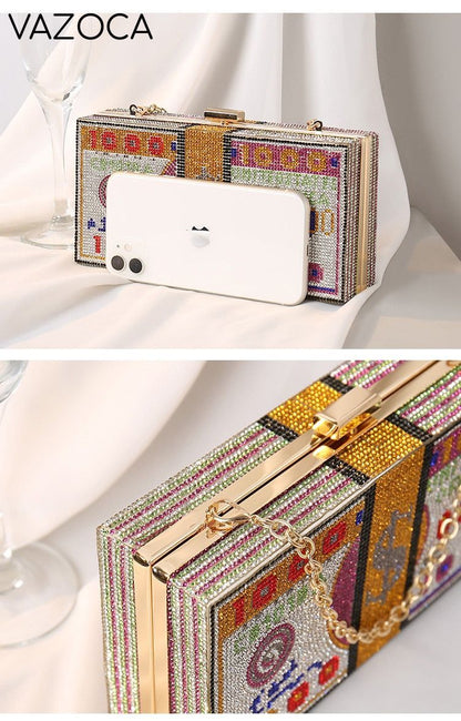 Stack Of Cash Clutch Bag