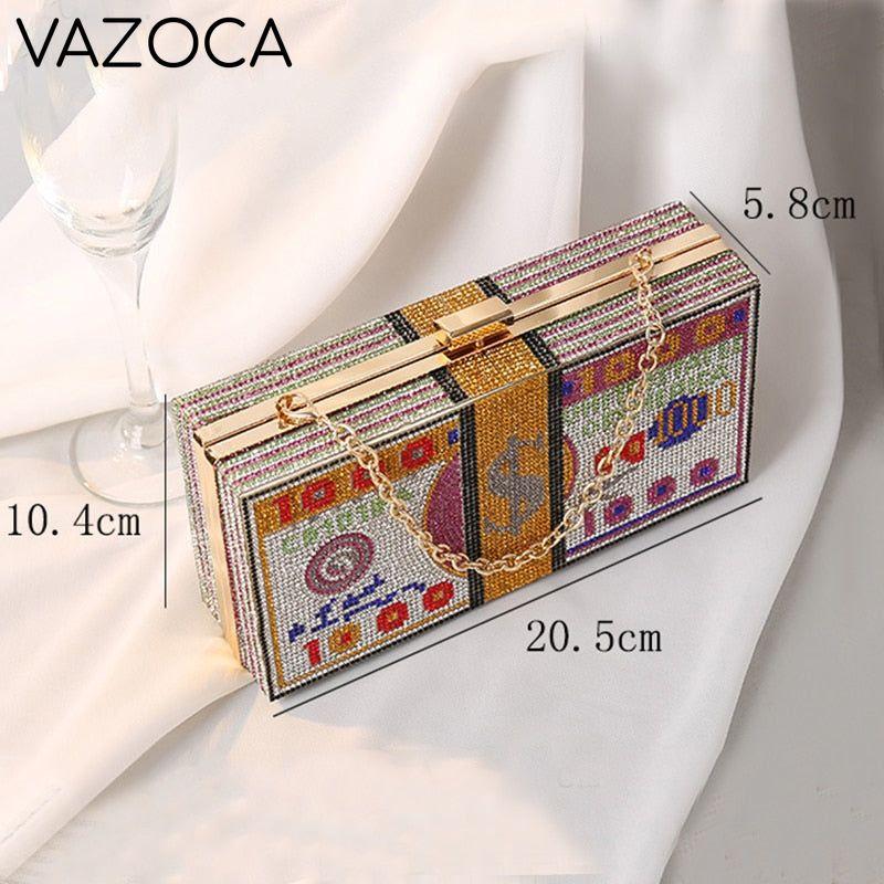 Stack Of Cash Clutch Bag