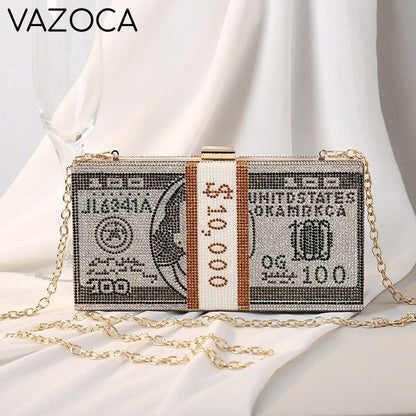 Stack Of Cash Clutch Bag