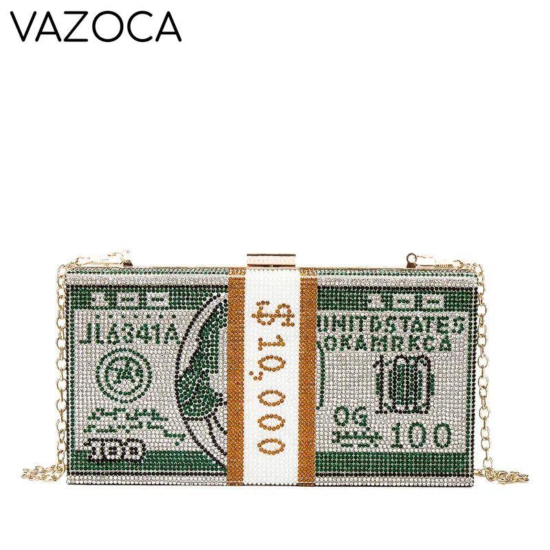 Stack Of Cash Clutch Bag