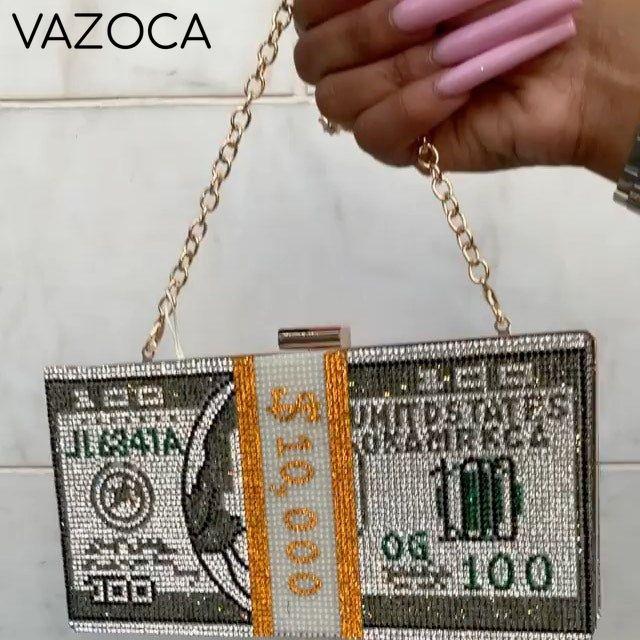 Stack Of Cash Clutch Bag