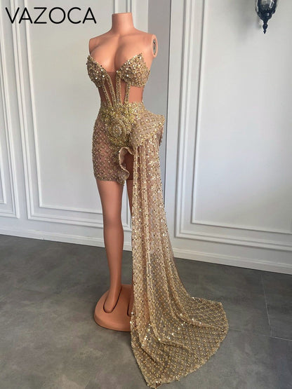 Sweetheart Sparkly Sequin Dress