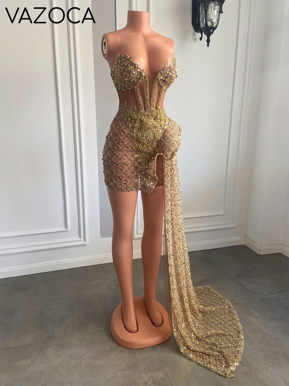 Sweetheart Sparkly Sequin Dress