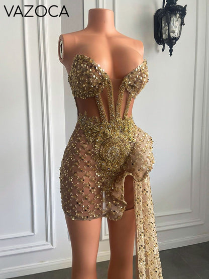Sweetheart Sparkly Sequin Dress