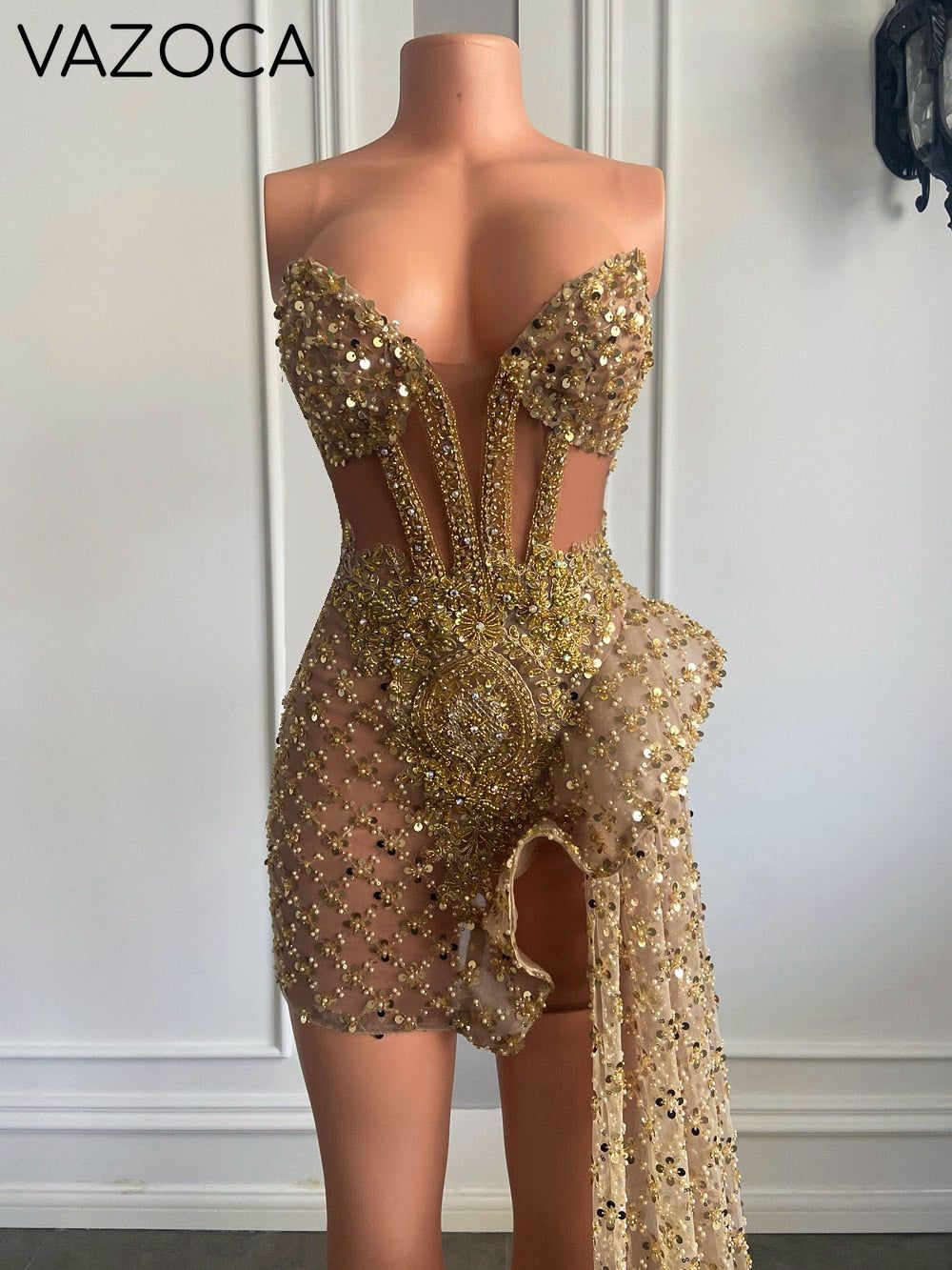 Sweetheart Sparkly Sequin Dress