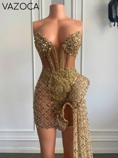 Sweetheart Sparkly Sequin Dress