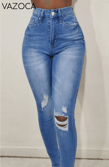 Them Curves High Waist Jeans - Medium Blue Wash