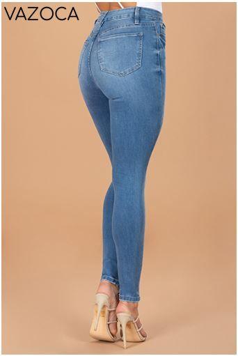 Them Curves High Waist Jeans - Medium Blue Wash