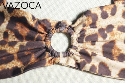 Tia Leopard Pants Set