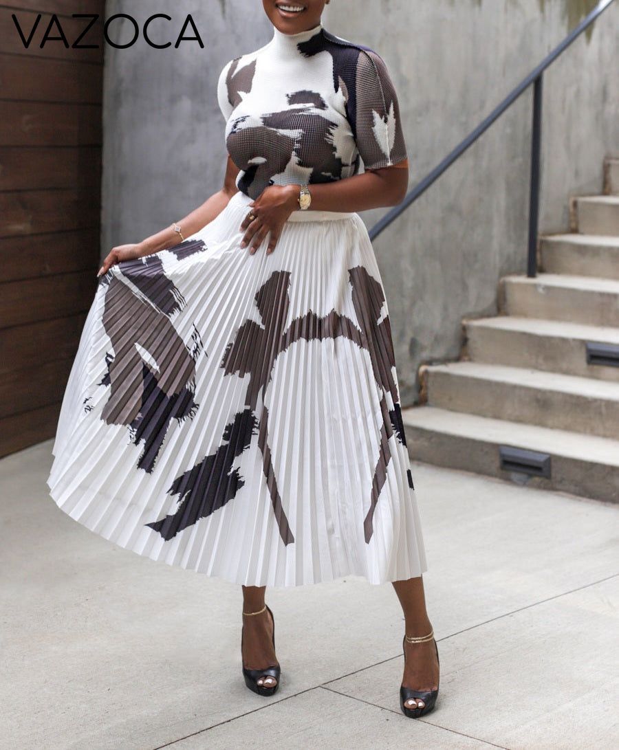 Tiffany Pleated Skirt Set