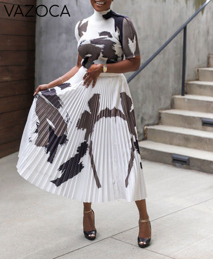 Tiffany Pleated Skirt Set