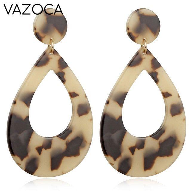 Tortoise Leopard Print Earrings
