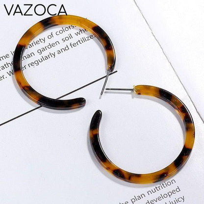 Tortoise Leopard Print Earrings