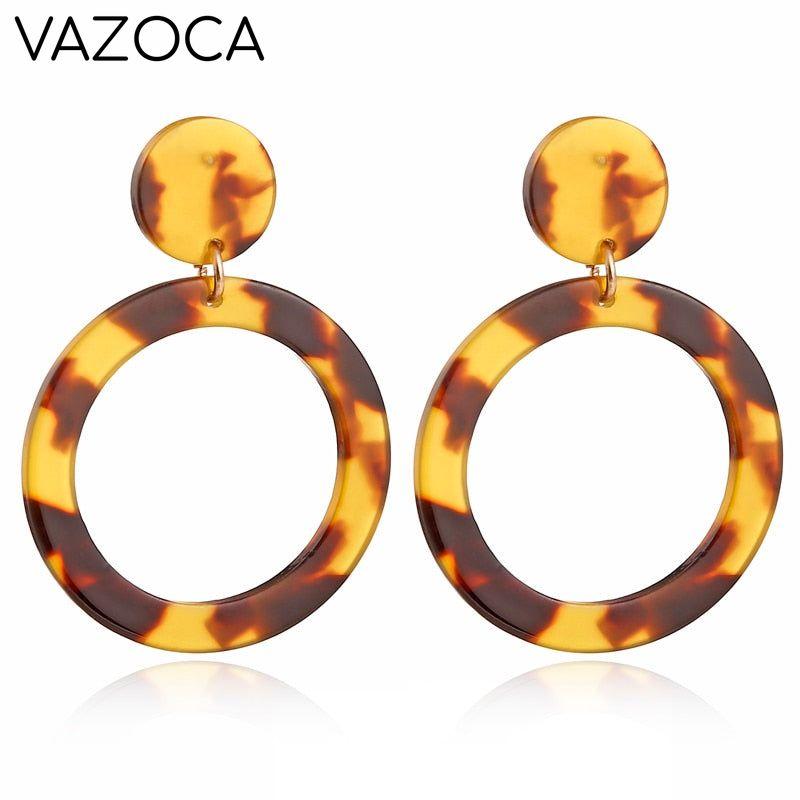 Tortoise Leopard Print Earrings