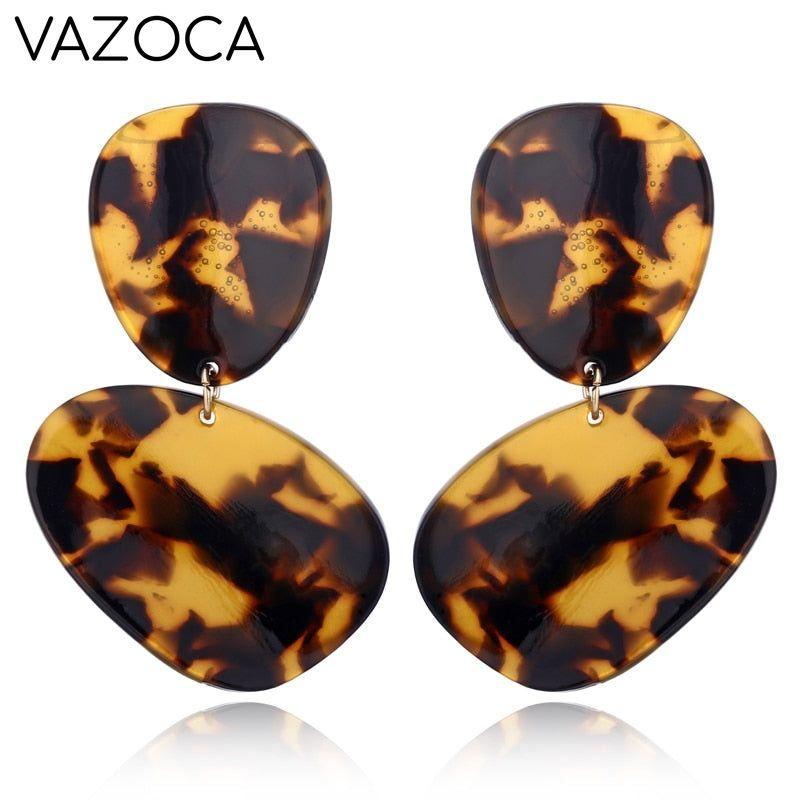 Tortoise Leopard Print Earrings