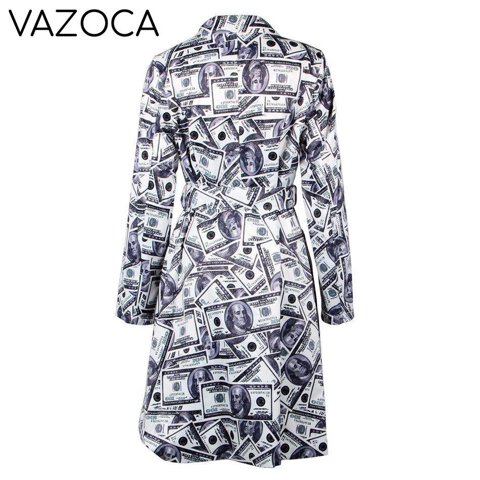 Trench Dollar Bill Coat