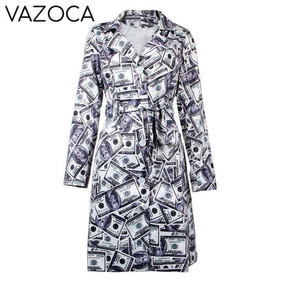 Trench Dollar Bill Coat