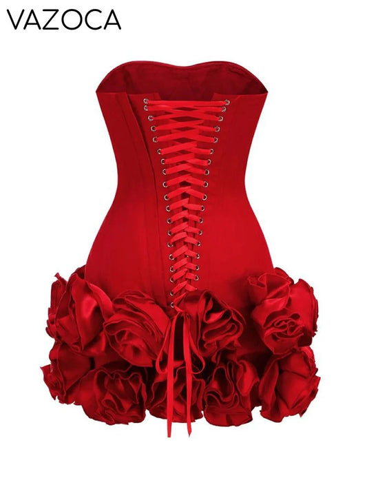 Twilight Ruffle Mini Dress