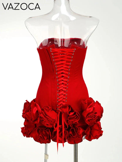 Twilight Ruffle Mini Dress