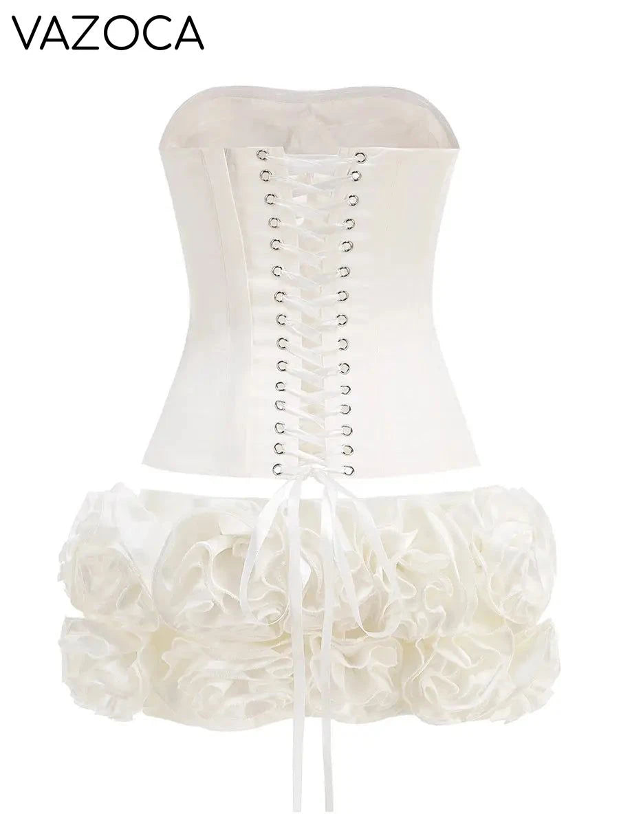 Twilight Ruffle Mini Skirt Set