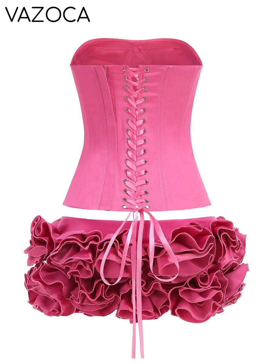 Twilight Ruffle Mini Skirt Set