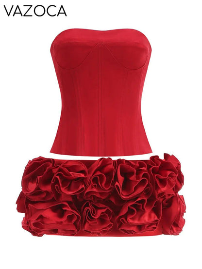 Twilight Ruffle Mini Skirt Set