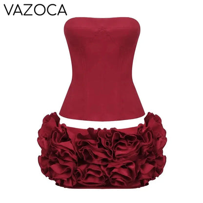 Twilight Ruffle Mini Skirt Set