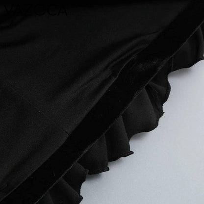 Twilight Velvet Mini Skirt Set