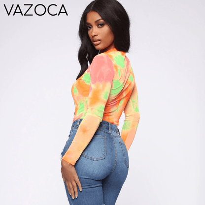Tie Dye Autumn Bodysuit