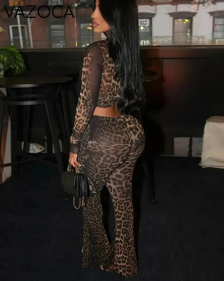 Urban Leopard Pants Set