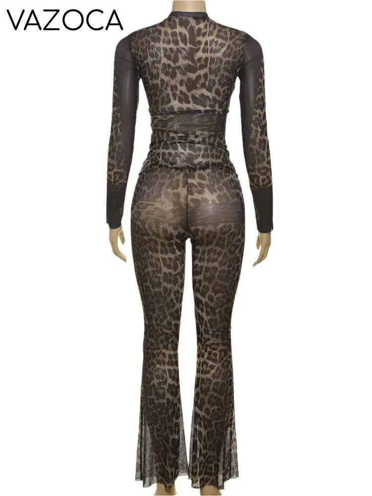 Urban Leopard Pants Set