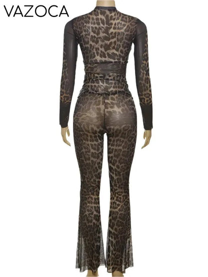 Urban Leopard Pants Set