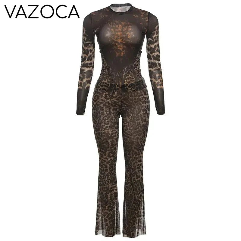Urban Leopard Pants Set