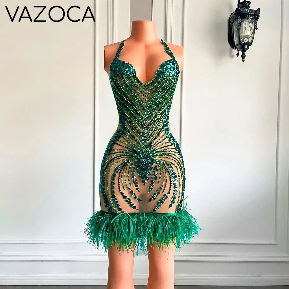 Vanessa Feather Dress