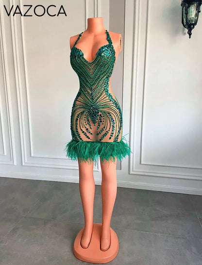 Vanessa Feather Dress