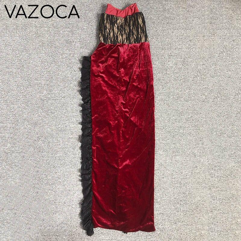 Velvet Lace Cocktail Dress