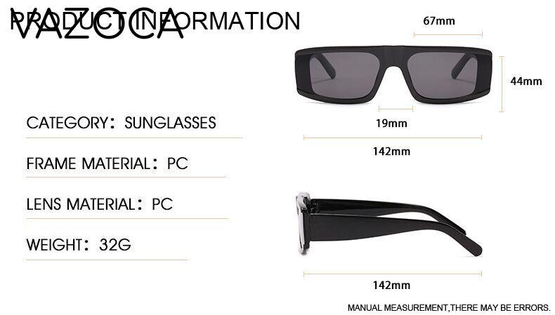 Vintage Rectangle Sunglasses