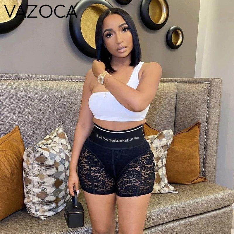 Sexy High Waist Lace Shorts