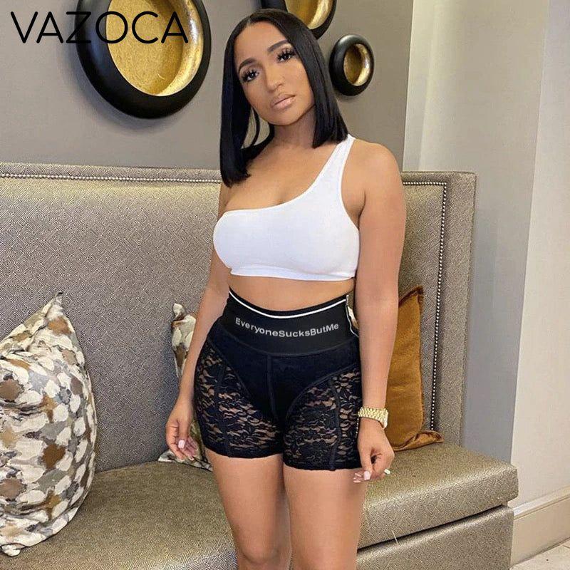 Sexy High Waist Lace Shorts