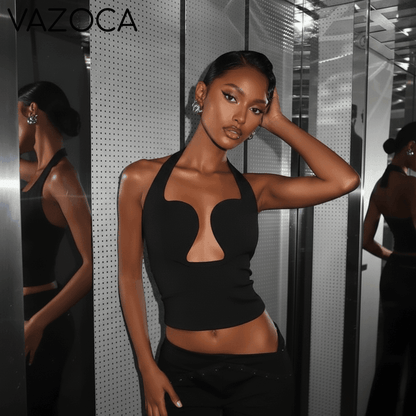 Halter Keyhole Top
