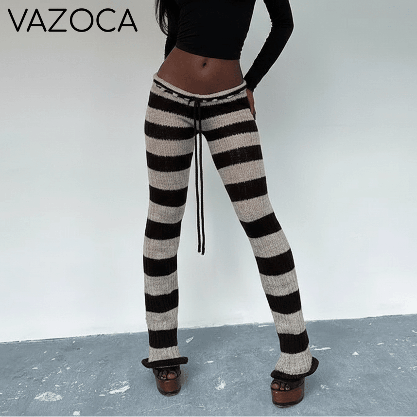 Striped Knit Pants